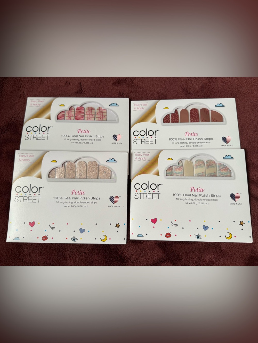 Color Street Petite Nail Strips - Bundle of 4